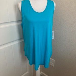 Lularoe Tank Top, Size 3XL in Aqua